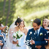 A Symphony of Joy: The Happy Harmony of Bride and Groom Attire
