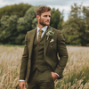 Embracing Nature: The Timeless Appeal of a Green Tweed Suit