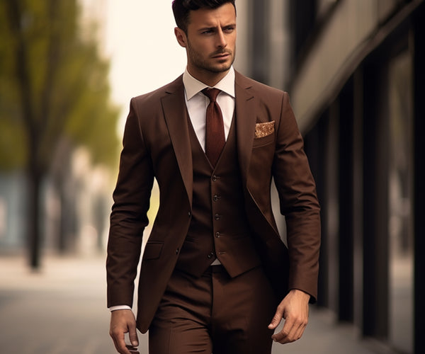 Burgundy Elegance: Tailored Masterpiece Unveiled – sweetearing