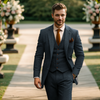 Shining at the Wedding: The Elegant Choice of Navy Suit