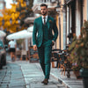 The Refreshing Charm of a Green Suit