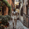 The Timeless Charm of a Champagne Suit