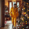 Why You Should Rock a Christmas Yellow Suit This Holiday Season