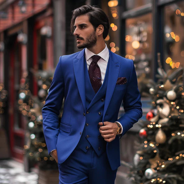 The Essential Blue Suit for Men: A Staple of Style and Sophistication