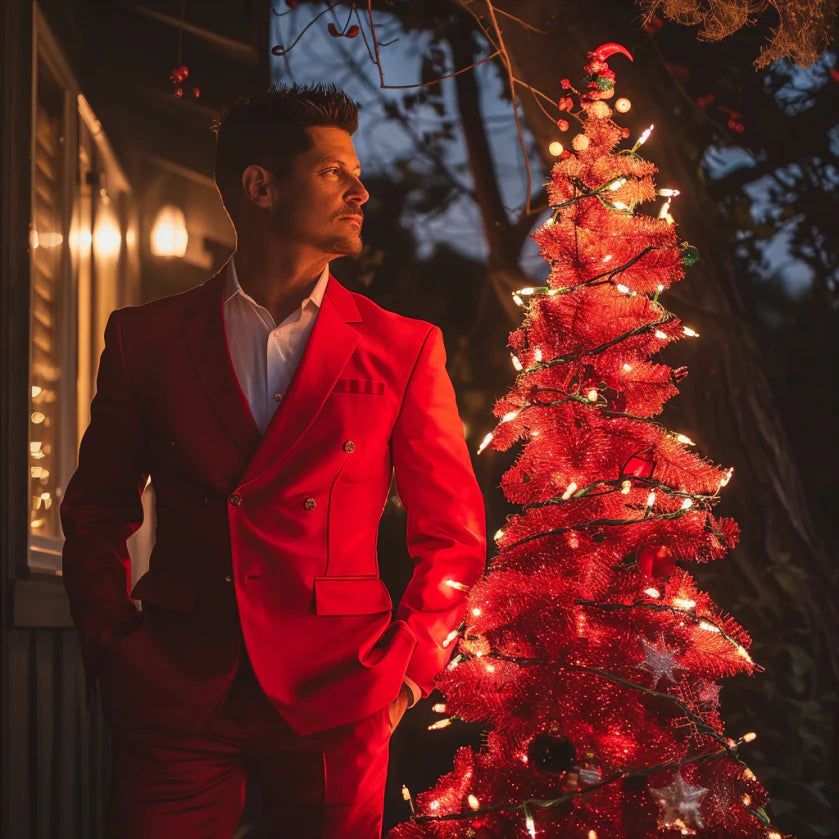 Christmas Red Suits for Men: Festive, Bold, and Unforgettable