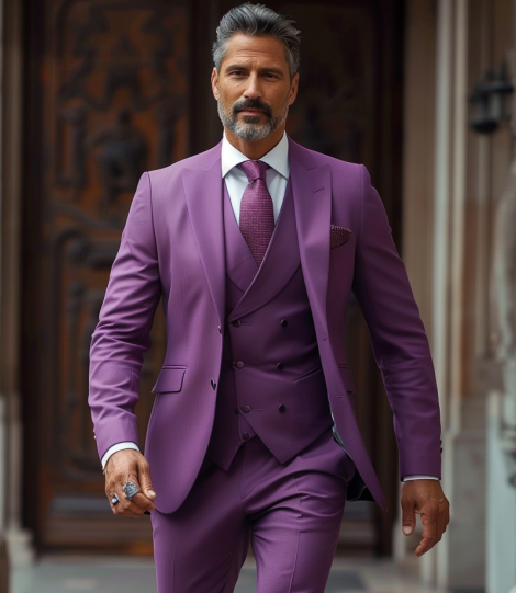 Dark Purple Suits for Men: Sophisticated, Bold, and Distinctive