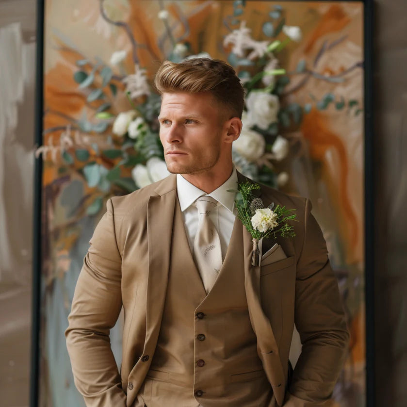 Beige Suits for Men: Light, Elegant, and Effortlessly Stylish