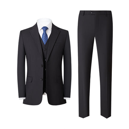 Men's Slim Fit Business Casual Suits Set 3-Piece