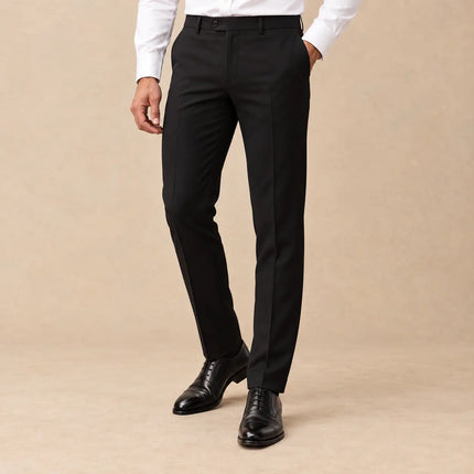 Men's Black Suit Trousers for Weddings, Prom & Formal Events