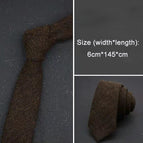 Coffee Herringbone Tie