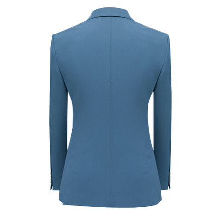 3 Piece Men's Slim Fit Suit Blue Suit