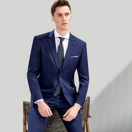 Business Men's 3 Pieces Mens Suit Peak Lapel Solid Tuxedos
