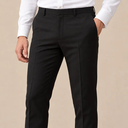 Men's Black Suit Trousers for Weddings, Prom & Formal Events