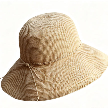 Crochet Raffia Sun Hat Natural