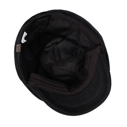 Classic Cotton Newsboy Cap