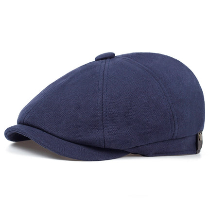 Classic Cotton Newsboy Cap