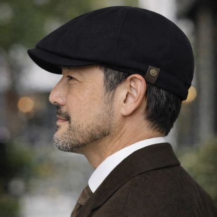 Classic Cotton Newsboy Cap