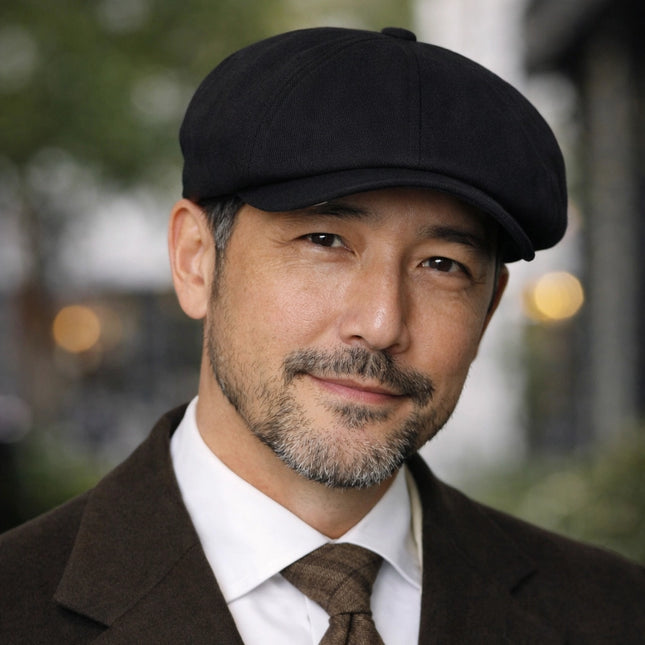Classic Cotton Newsboy Cap