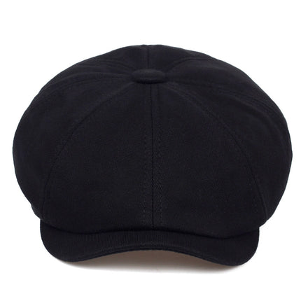 Classic Cotton Newsboy Cap