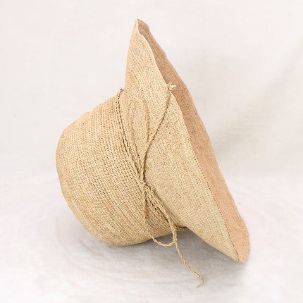 Foldable Straw Hat For Women Sun Protection and Beach Vacation Korean Style Boho Holiday Travel