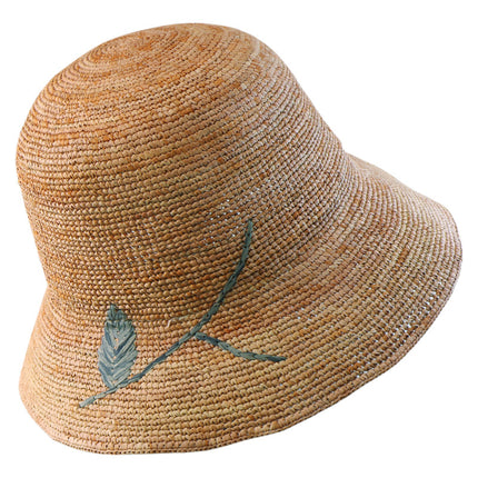 Foldable Straw Hat For Women Sun Protection and Beach Vacation Korean Style Boho Holiday Travel