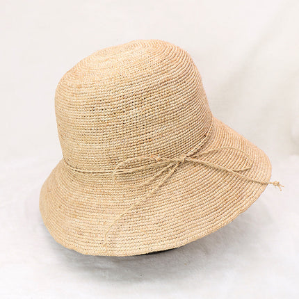 Foldable Straw Hat For Women Sun Protection and Beach Vacation Korean Style Boho Holiday Travel