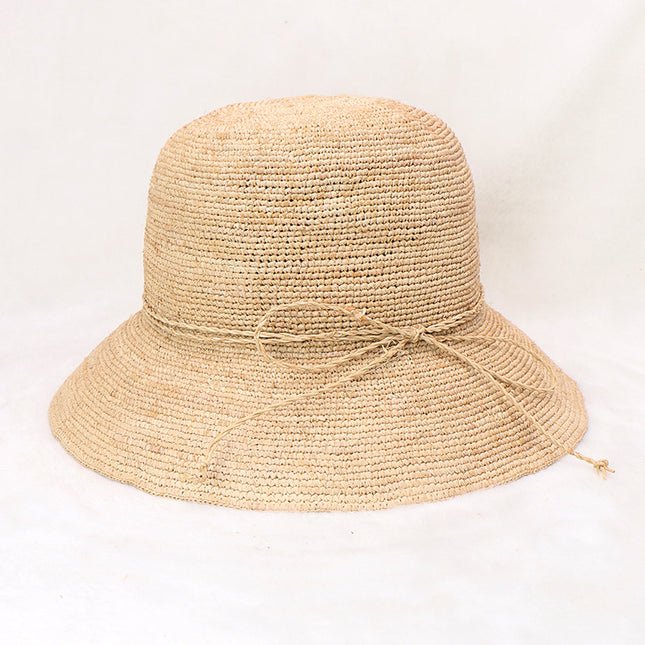 Foldable Straw Hat For Women Sun Protection and Beach Vacation Korean Style Boho Holiday Travel