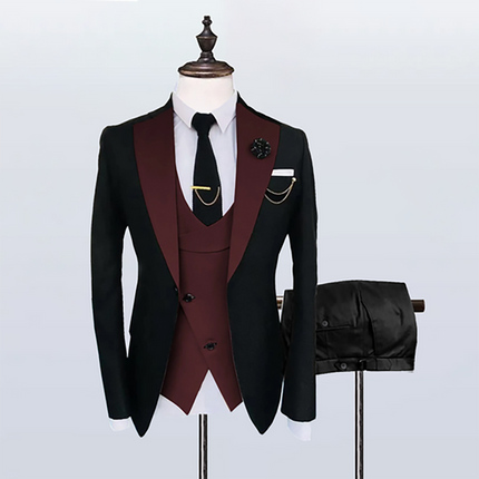Mens'  Formal  Suits 3 piece Slim Fit Notch Lapel Tuxedos