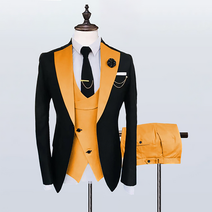 Mens' formal Suits Slim Fit Notch Lapel suit 3 Pieces Suit