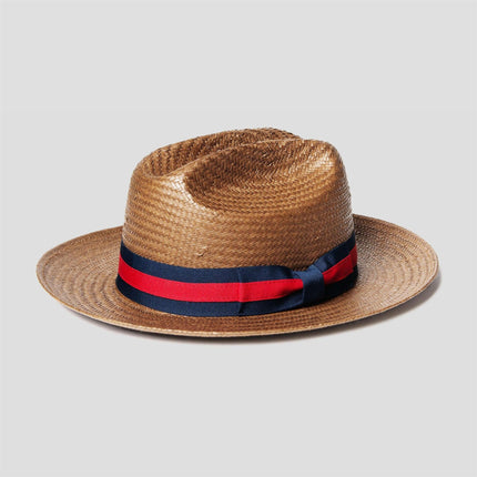 Miller Ranch Fedora -- Patriotic Straw