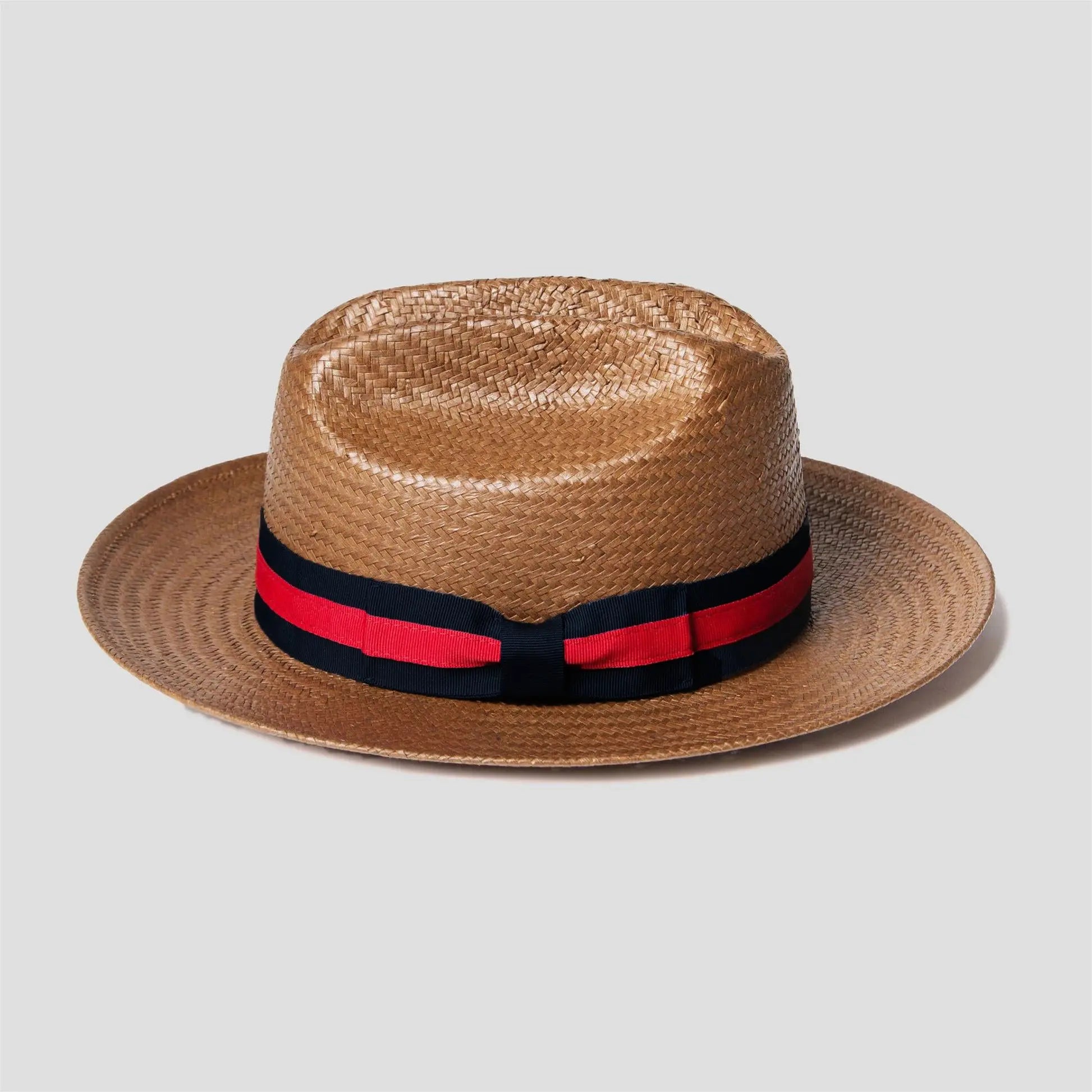 Gucci Fedora 100 Percent Straw GUCCI Grosgrain-Trimmed Glittered Straw Hat Size XS NEW  main image 3