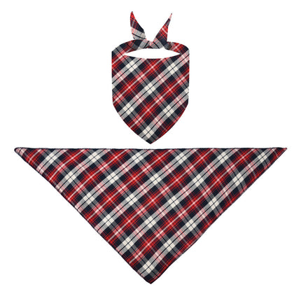 Christmas Pajamas Set Holiday Couple Red Plaid Button-Front Pajamas