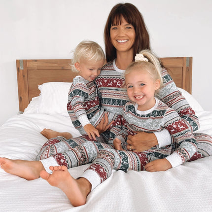 Matching Family Christmas Pajamas Holiday Fair Isle Pjs Included