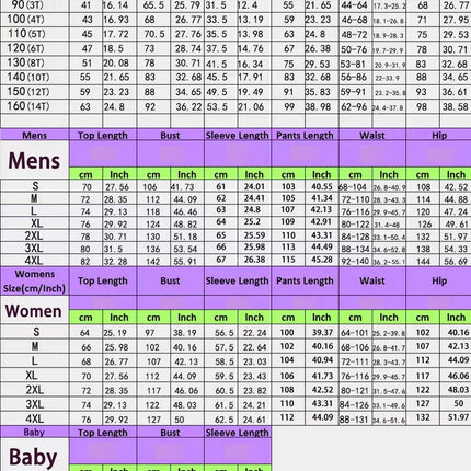 Matching Family Christmas Pajama with Tree Animals Snowflakes Print Pjs Set