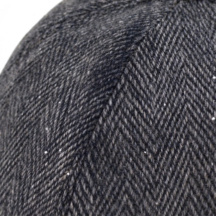 Shelby Herringbone Newsboy Cap