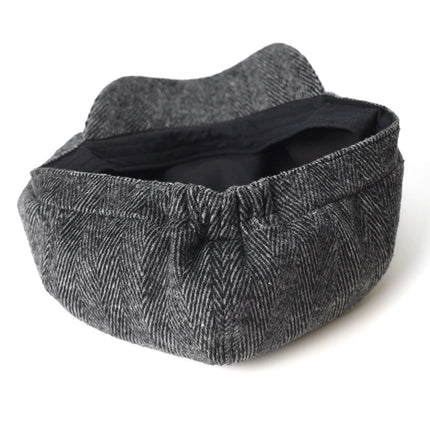 Shelby Herringbone Newsboy Cap