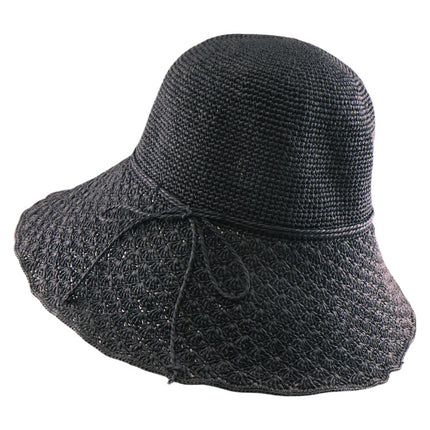 Women's Foldable Sun Hat Summer Beach Vacation Hat Fashionable Elegant