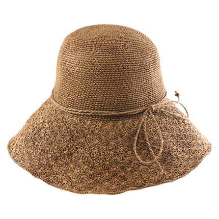 Women's Foldable Sun Hat Summer Beach Vacation Hat Fashionable Elegant