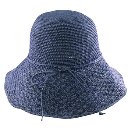Women's Foldable Sun Hat Summer Beach Vacation Hat Fashionable Elegant