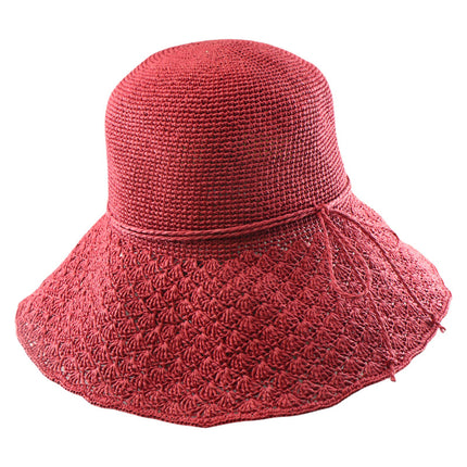 Women's Foldable Sun Hat Summer Beach Vacation Hat Fashionable Elegant