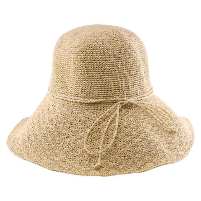 Women's Foldable Sun Hat Summer Beach Vacation Hat Fashionable Elegant