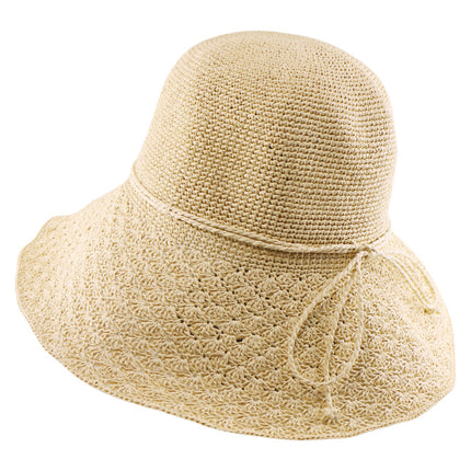 Women's Foldable Sun Hat Summer Beach Vacation Hat Fashionable Elegant