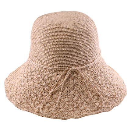 Women's Foldable Sun Hat Summer Beach Vacation Hat Fashionable Elegant