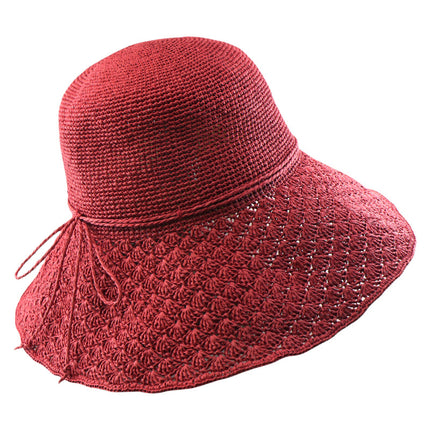 Women's Foldable Sun Hat Summer Beach Vacation Hat Fashionable Elegant