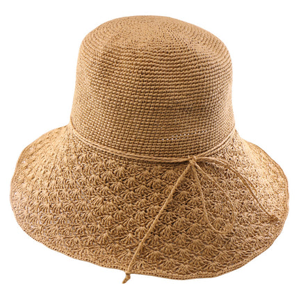 Women's Foldable Sun Hat Summer Beach Vacation Hat Fashionable Elegant