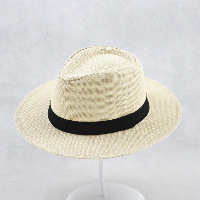 Classic Handmade Panama Hat Black Band