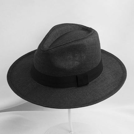 Classic Handmade Panama Hat Black Band