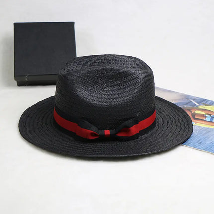 Miller Ranch Fedora -- Patriotic Straw