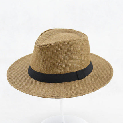 Classic Handmade Panama Hat Black Band
