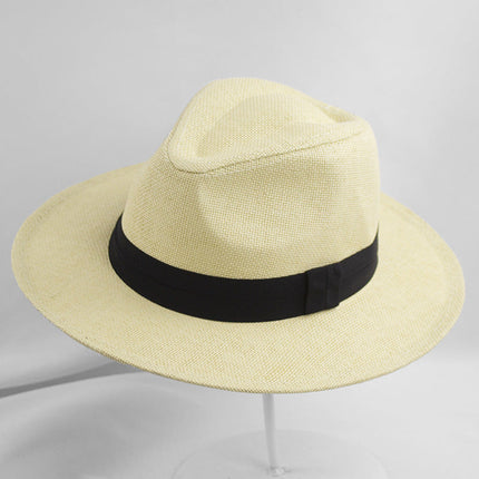 Classic Handmade Panama Hat Black Band